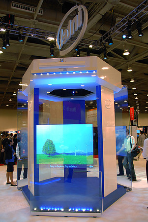 Intel's Stick-On touch screen.